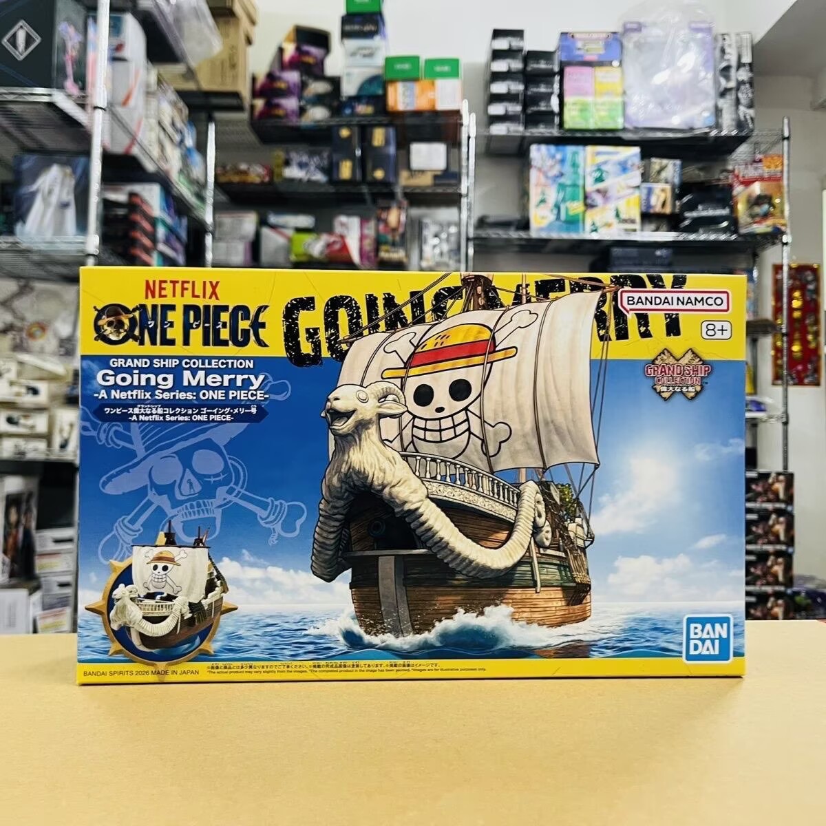 Model Kit One Piece Going Merry - ชุดประกอบโมเดลเรือไปรษณีย์วันพีซ โกอิงเมอร์รี่ (ซีรีส์เน็ตฟลิกซ์) ของเล่นโมเดลอนิเมะ ของขวัญ งานอดิเรก