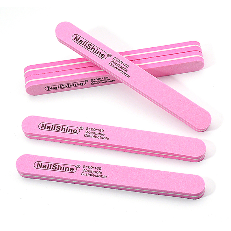 Sanding Stick Set - ชุดตะไบเล็บเจลกำจัดหนังกำพร้าชุดตะไบเล็บสีชมพู100ชิ้นฟองน้ำสำหรับทำเล็บ100/180อุปกรณ์ตกแต่งแบบดอง