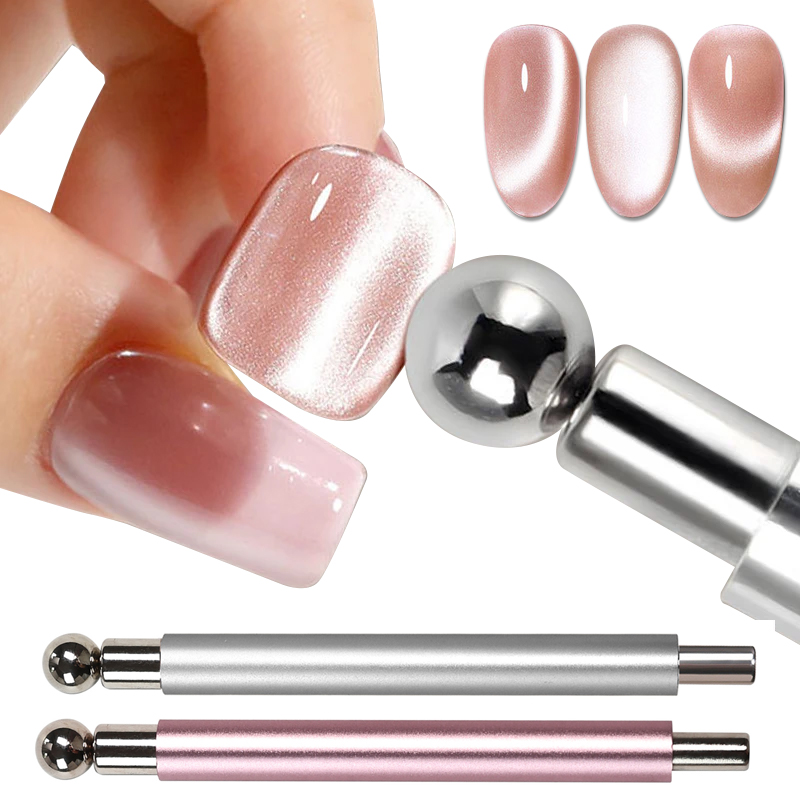 Sanding Stick Set - ชุดอุปกรณ์แม่เหล็กทำเล็บลายตาแมว 1 ชิ้น พร้อมแท่งแม่เหล็กทำเล็บ ปากกาแม่เหล็กสองหัว แรงดูดสูง
