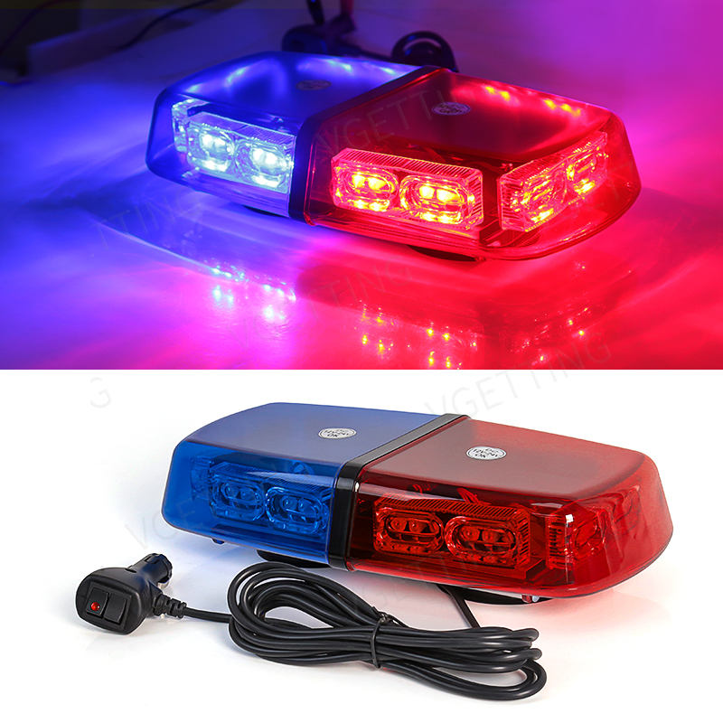 Model Kit Led - ไฟสโตรบติดหลังคารถยนต์ 36 LED กันน้ำ ไฟเตือนความปลอดภัย ติดตั้งด้วยแม่เหล็ก