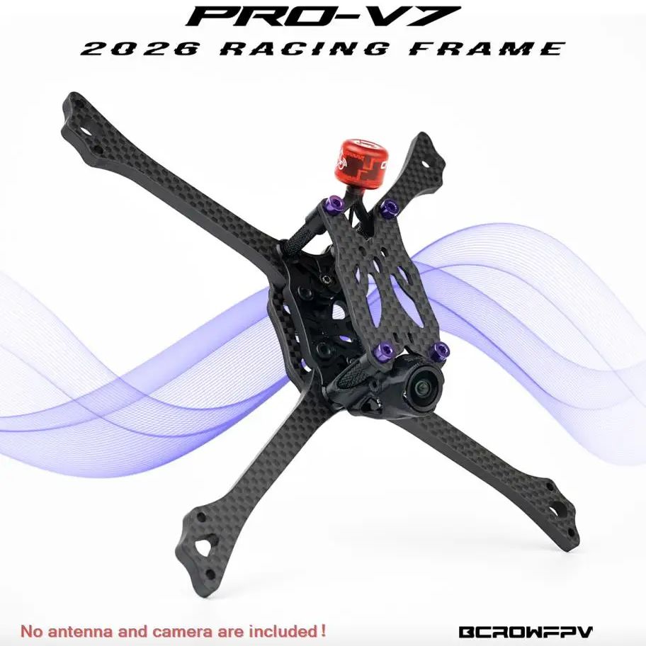 Model Kit Frame - ชุดโครงโดรนแข่ง BCROWFPV PRO-V7 รุ่นใหม่ ปี 2026