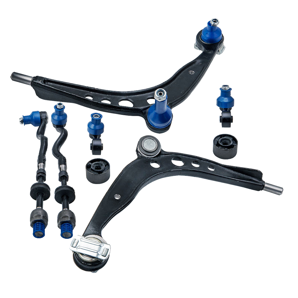 Model Kit Bmw - ชุดควบคุมแขนยึดและชุดประกอบปลายก้านผูก 8 ชิ้น สำหรับรถยนต์ BMW 325
