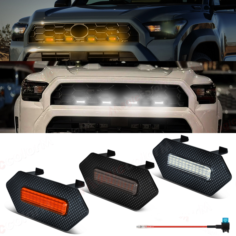 Model Kit Led - ไฟหน้ากระจังหน้ารถยนต์ Toyota 4Runner TRD Pro ปี