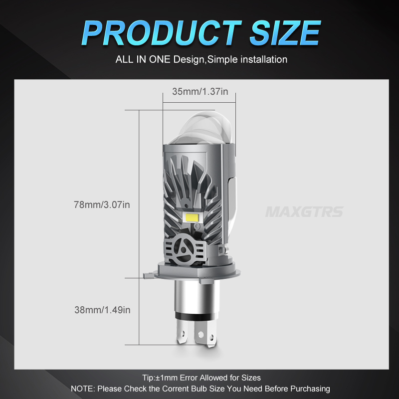 ไฟหน้าโปรเจคเตอร์ LED H4 24000 - Model Kit Bmw บทวิจารณ์และราคา