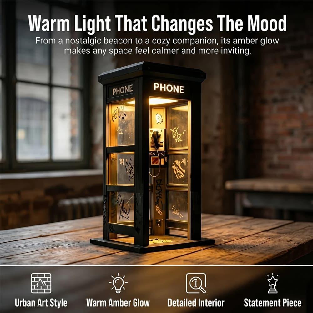 โคมไฟตั้งโต๊ะรูปตู้โทรศัพท์กรา - Model Kit Led บทวิจารณ์และราคา