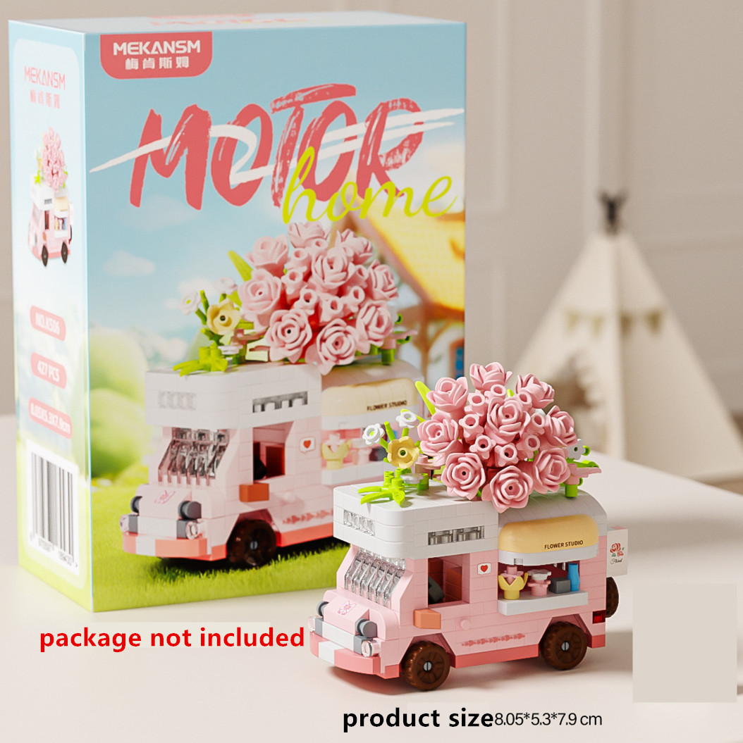 ชุดตัวต่อบล็อกรถบรรทุกดอกไม้สี - Model Kit Studio บทวิจารณ์และราคา