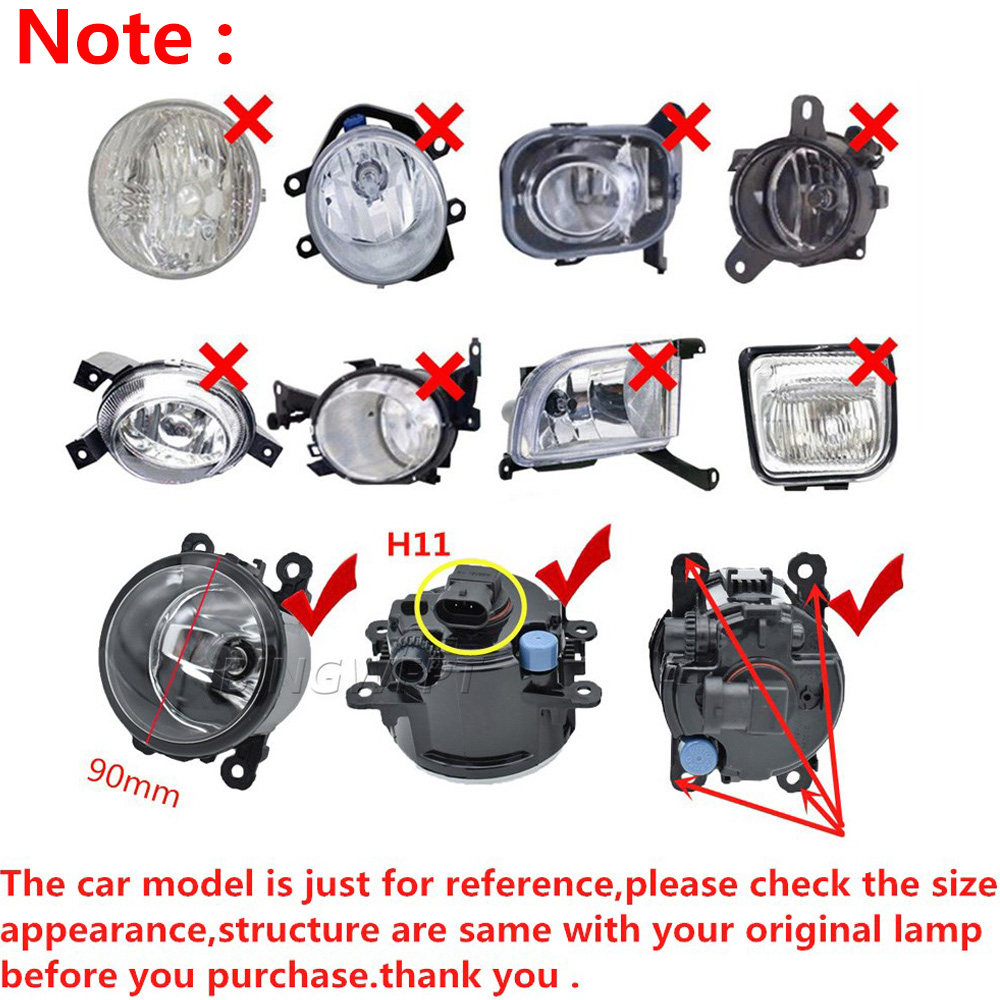 2PCS รถ LED Fog Light DRL H11ไ - Model Kit Titanic บทวิจารณ์และราคา