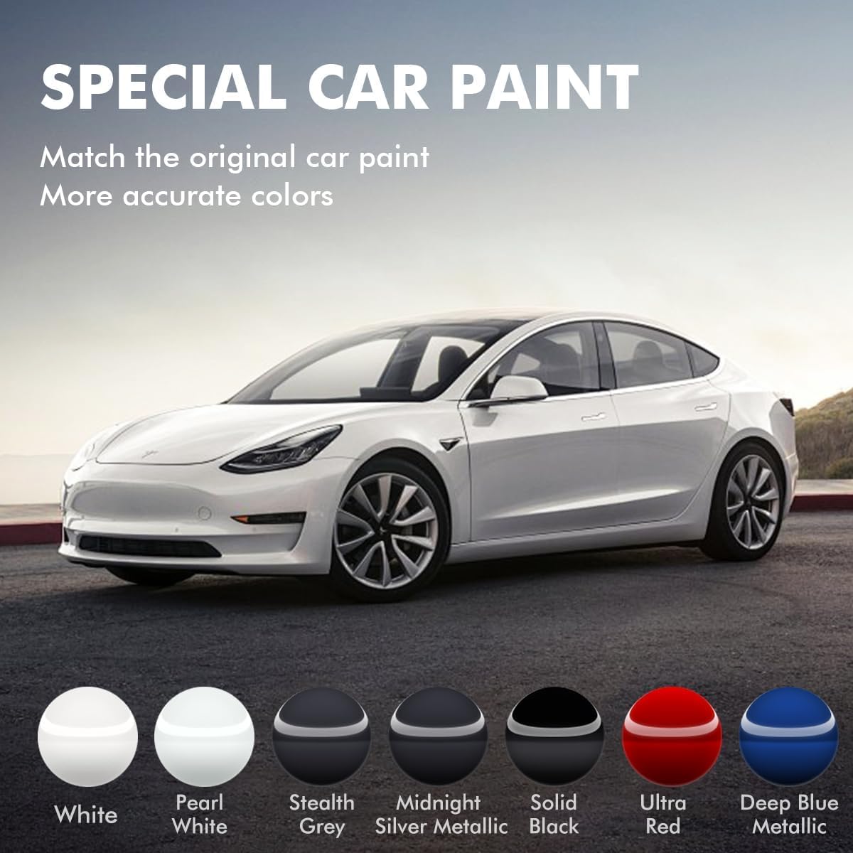 สีซ่อมรถยนต์สำหรับ Tesla Model - Model Kit Paint Remover บทวิจารณ์และราคา