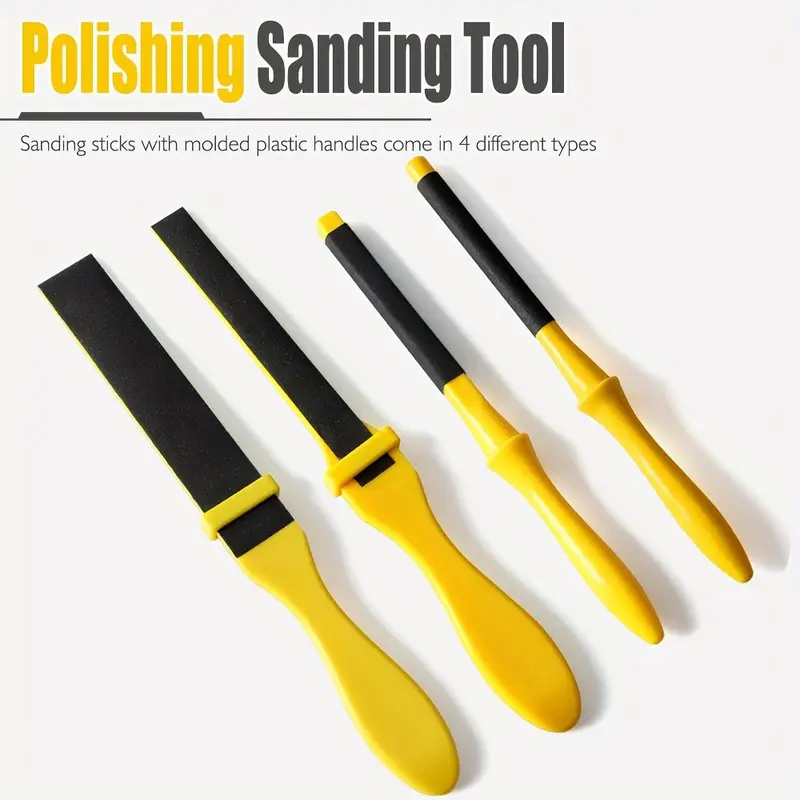 4pcs Sanding Sticks ชุด W/ที่จ - Sanding Stick Set บทวิจารณ์และราคา