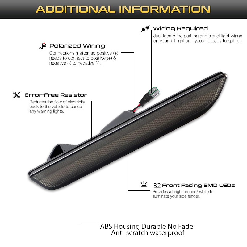2pcs รถด้านหน้าด้านหลังกันชนด้ - Model Kit Led บทวิจารณ์และราคา