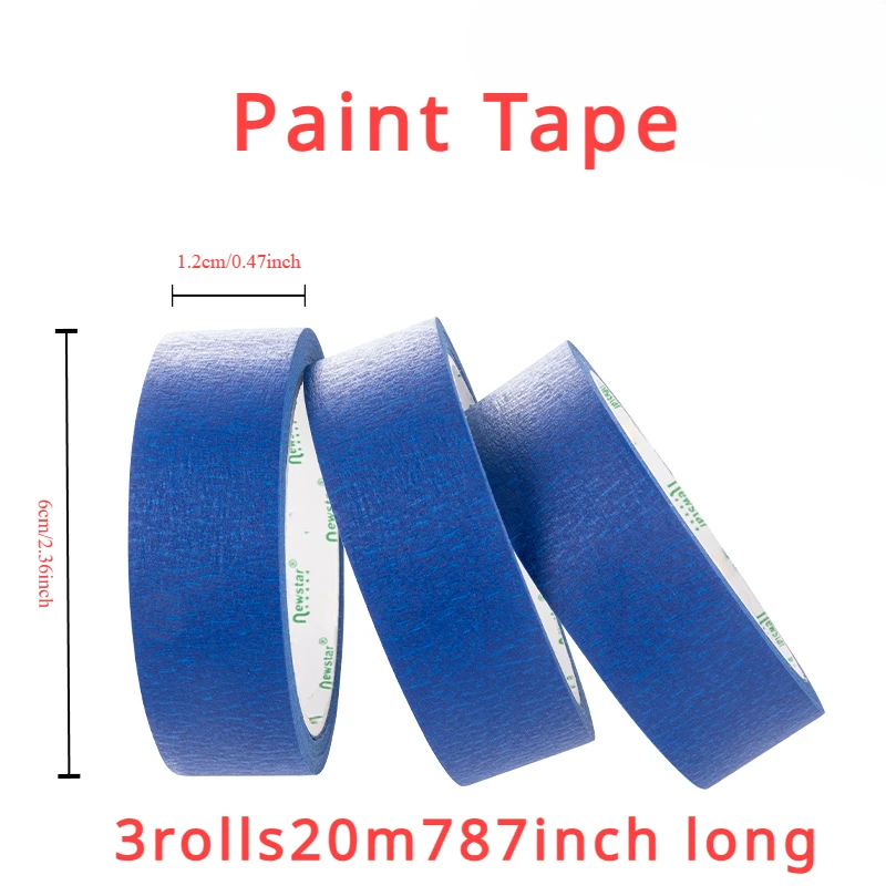 3 ม้วน/ชุดเทปสี Multi-Surface  - Model Kit Paint Remover บทวิจารณ์และราคา