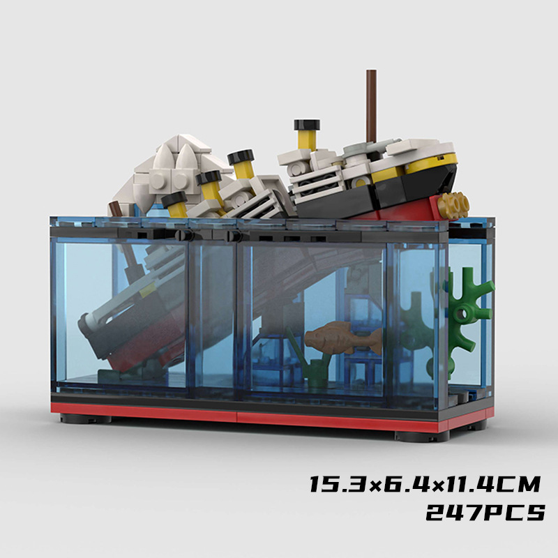 Titanic Break ครึ่งพร้อมบล็อกอ - Model Kit Titanic บทวิจารณ์และราคา