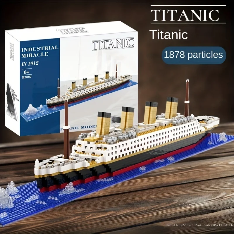 เรือสำราญไททานิคบล็อกตัวต่อตัว - Model Kit Titanic บทวิจารณ์และราคา