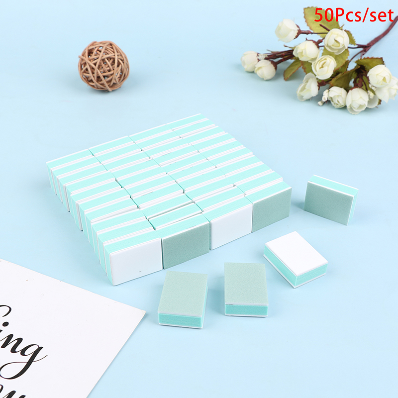 50 ชิ้น/ล็อตมินิเล็บบัฟเฟอร์กร - Sanding Stick Set บทวิจารณ์และราคา