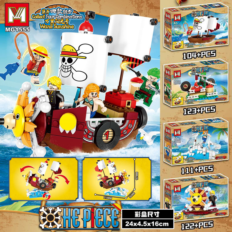 ตัวต่อไมโครบล็อก 4in1 วันพีซ เ - Model Kit Ship บทวิจารณ์และราคา