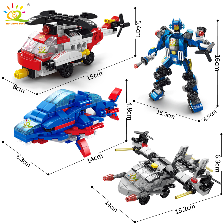 HUIQIBAO 6IN1 City วิศวกรรมรถต - Model Kit Zhao Yun บทวิจารณ์และราคา