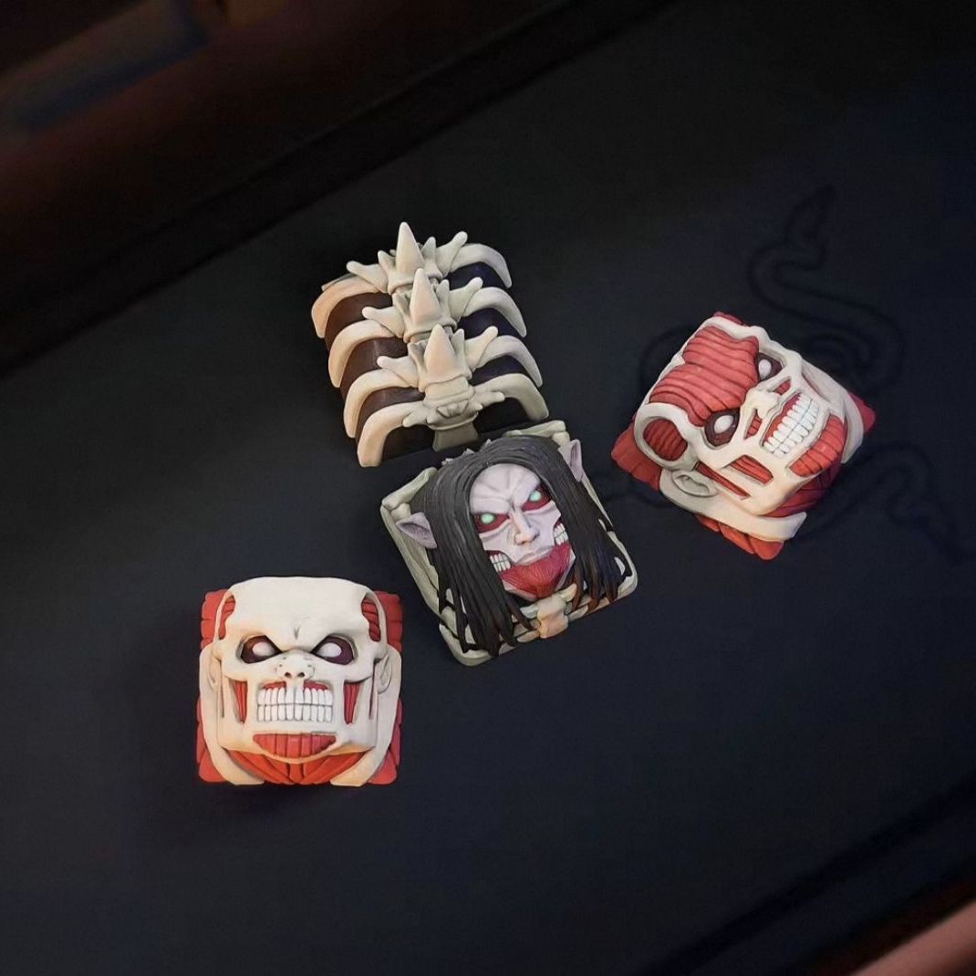 ชุดคีย์แคป NEW Attack on Titan - Model Kit Titanic บทวิจารณ์และราคา